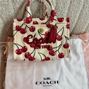 Coach Cherry Print Cargo 20